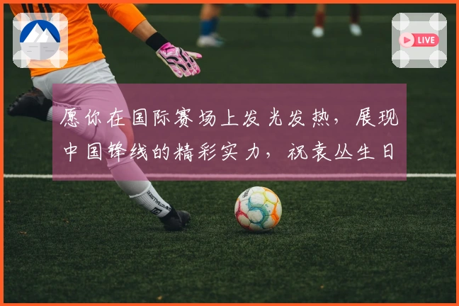 愿你在国际赛场上发光发热，展现中国锋线的精彩实力，祝袁丛生日快乐