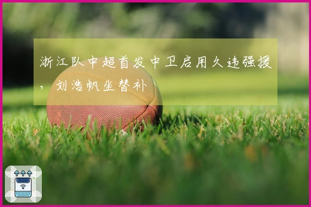 浙江队中超首发中卫启用久违强援，刘浩帆坐替补